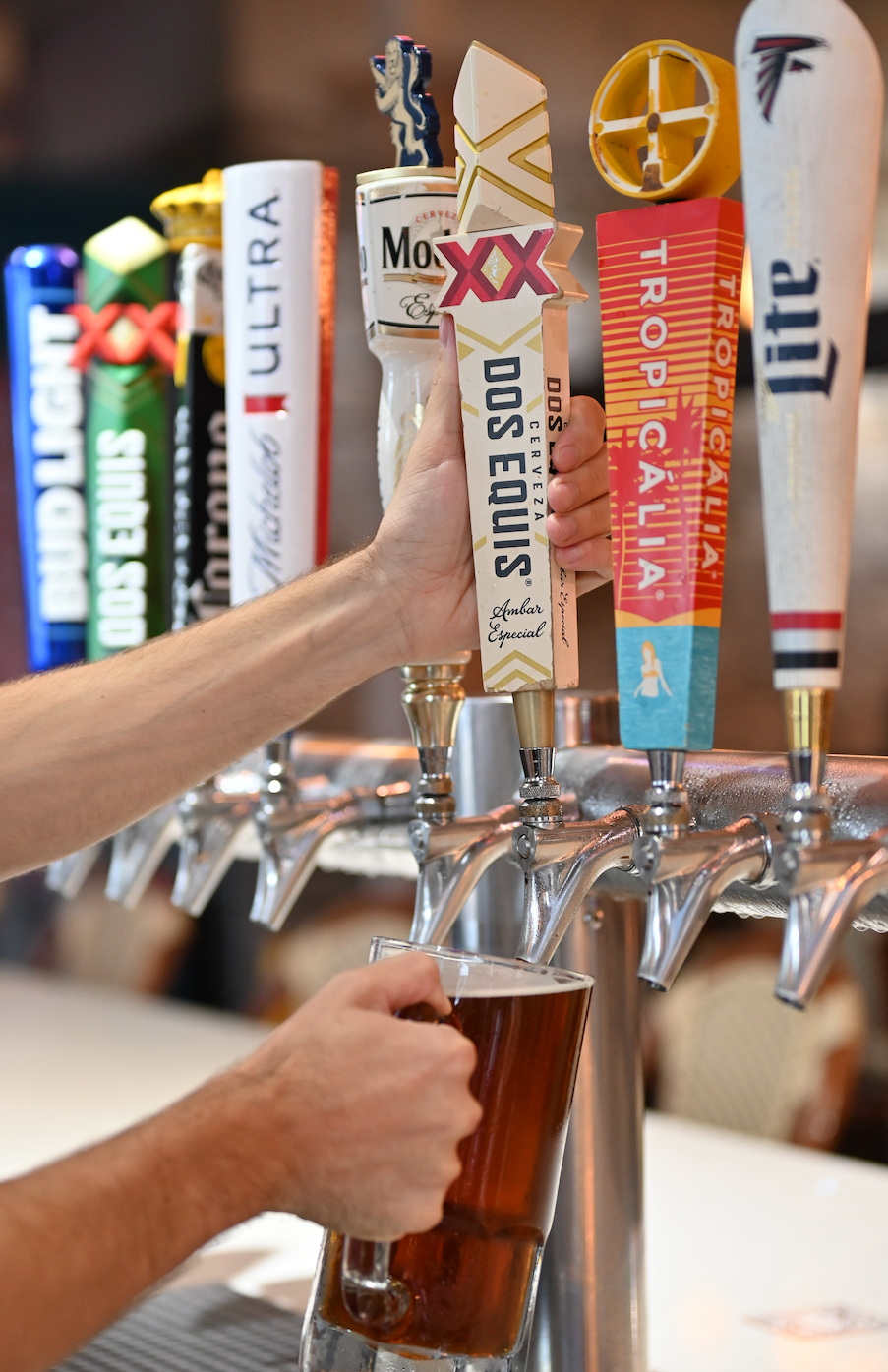 Refreshing Dos Equis at Hacienda Bar & Grill in Buford